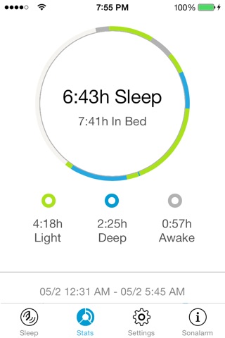 Sleep Cycle Sonalarm Clock screenshot 2