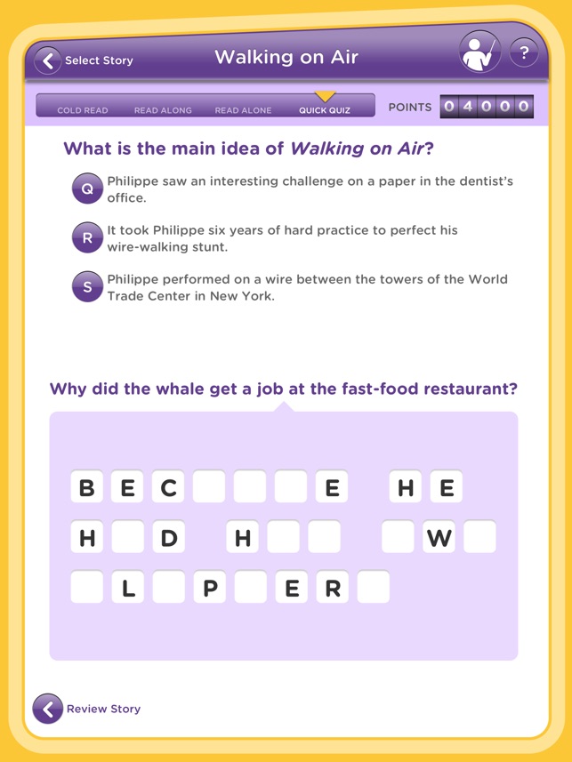 One Minute Reader Level 4(圖4)-速報App
