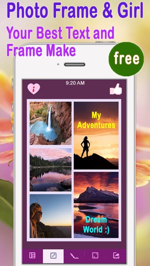 PhotoFrame & Girl Edition - The Best Photo Frames and Text f(圖1)-速報App