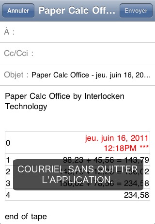 Paper Calc Office Lite screenshot 4