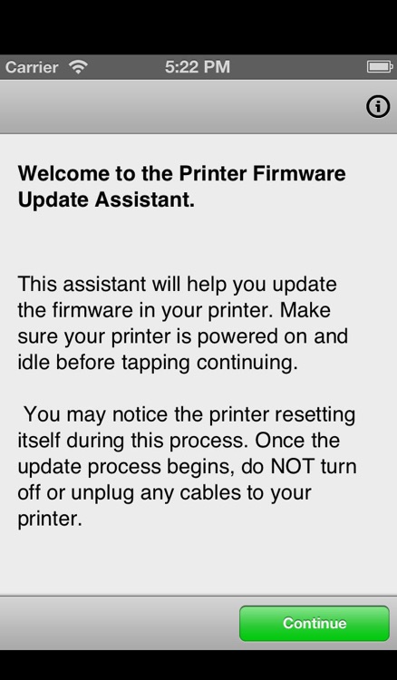 Printer Firmware Update Assistant