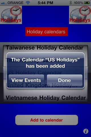 HolidayCal - Holiday calendars subscription screenshot 3