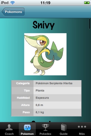 Pokémon BN Guía screenshot 2