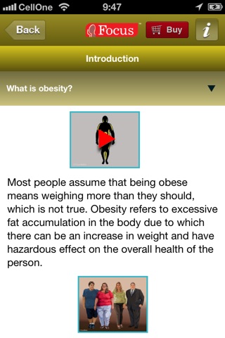 Obesity FAQ screenshot 3