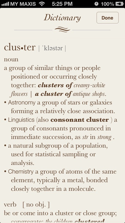 meanings