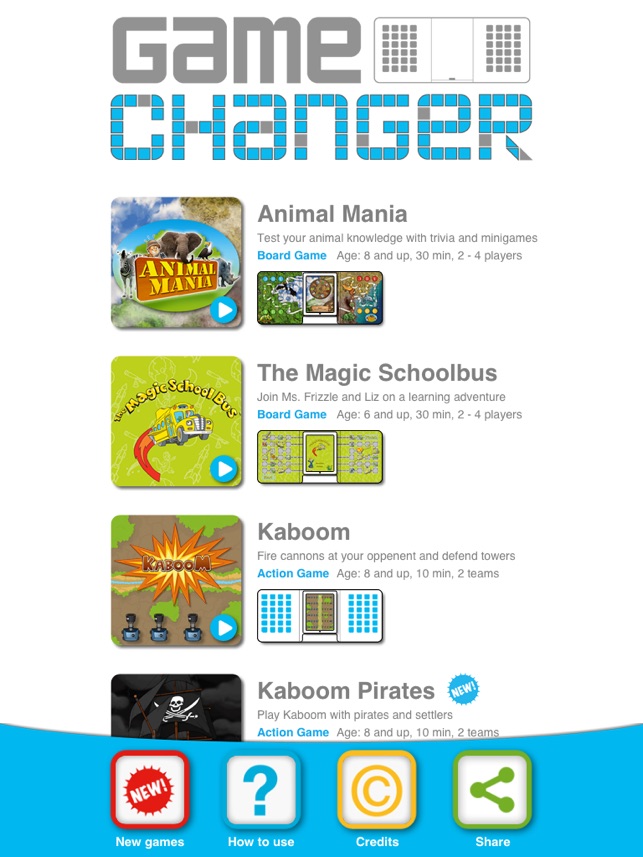 GameChanger: Game Board for iPad