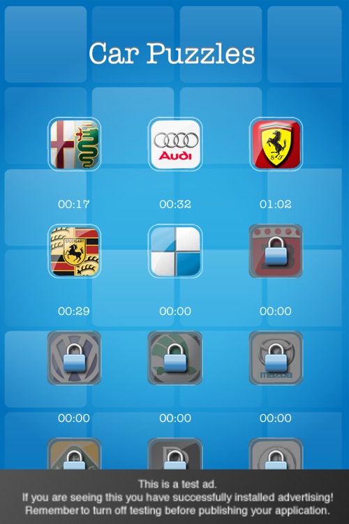 Car Logo Quiz Slide Puzzles