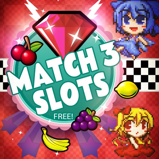 match 3 slots puzzle game icon