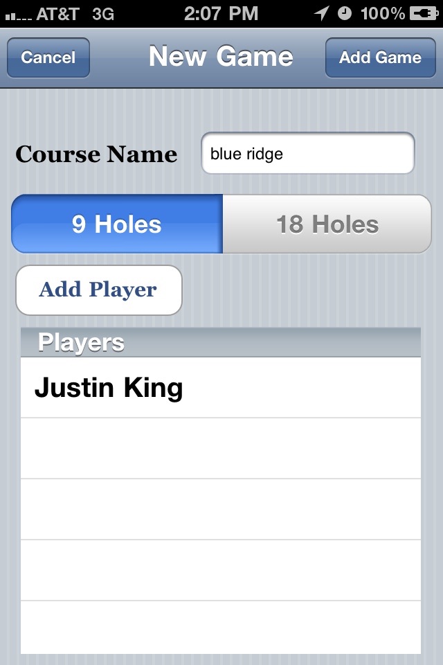 Golf Scorecard Free screenshot 4