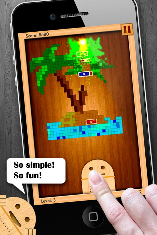 Woodroid HD+: Pixelart brick breaker screenshot-4