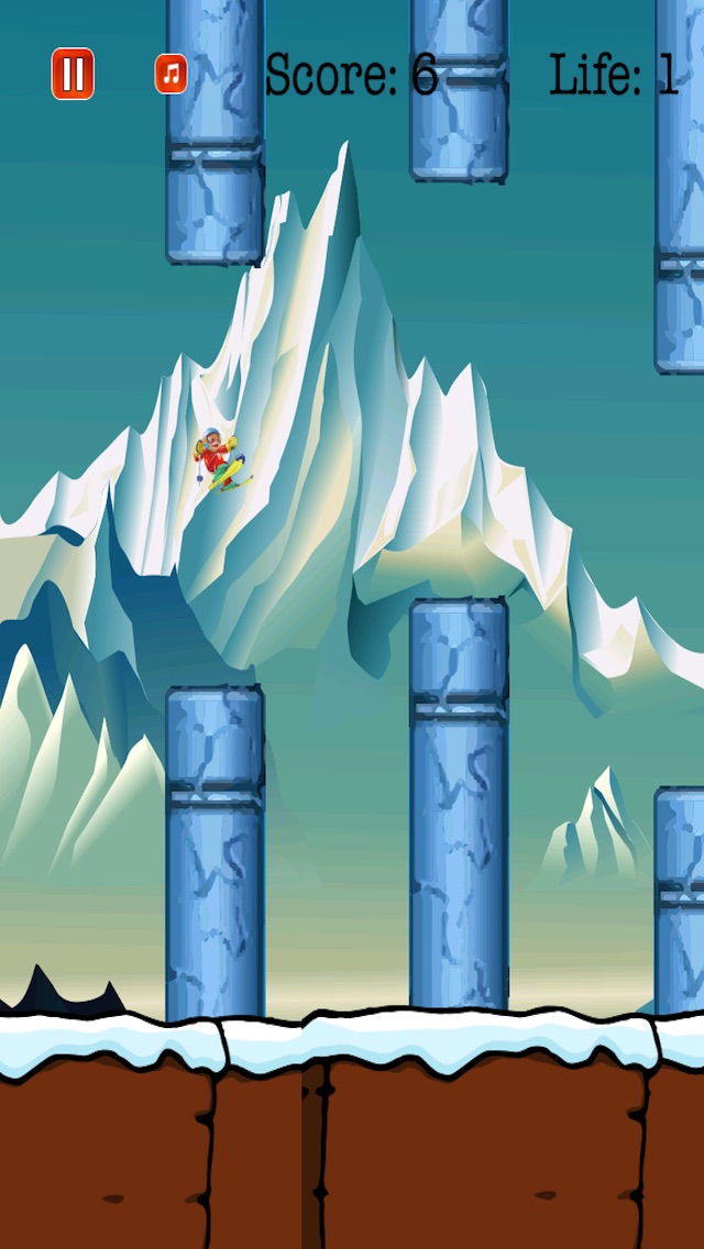 Jetpack Ski Flying Stunt: Winter Sports Adventure 1.0 IOS -