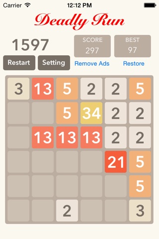 Fibonacci Game - Impossible 2048 screenshot 3