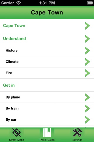 Cape Town Offline Street Map screenshot 2