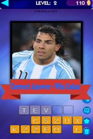 World Football Star Players Quiz - Guess The Heroes and Legends Soccer Faces Game - Free App Version screenshot 3