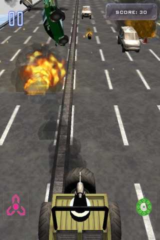 Army Jeep Gunner - Street Mayhem Free screenshot 2