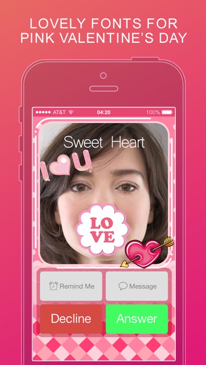 Wallpaper Maker - Pink Valentine's Day Special for iOS 7 screenshot-3