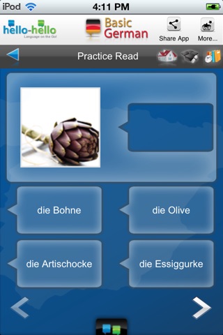 Learn German Vocabulary HH screenshot 4