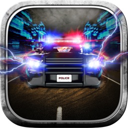 3D Destruction By Police Car - Racing The Big Drift Race