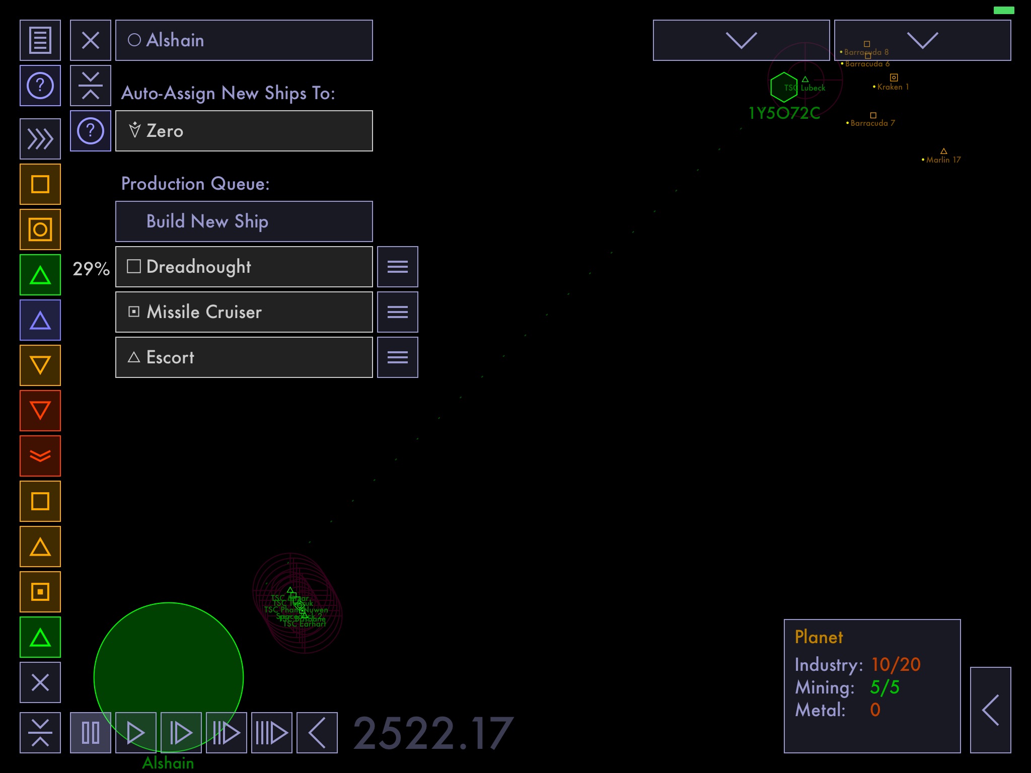 Tactical Space Command Lite screenshot 4