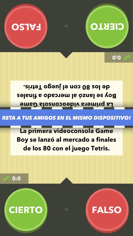 Cierto o falso, saber es ganar