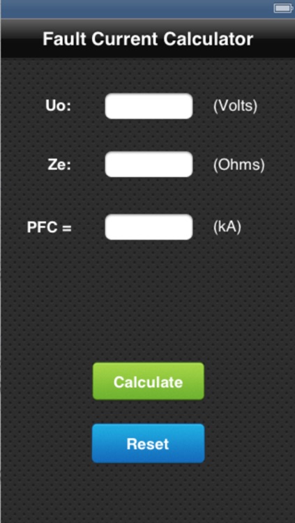 Fault Current Calculator