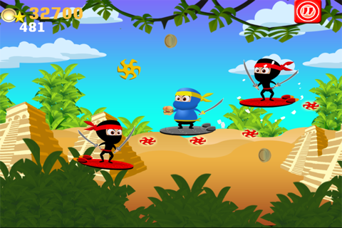 A Temple Ninja Race - Free Racing Game screenshot 2