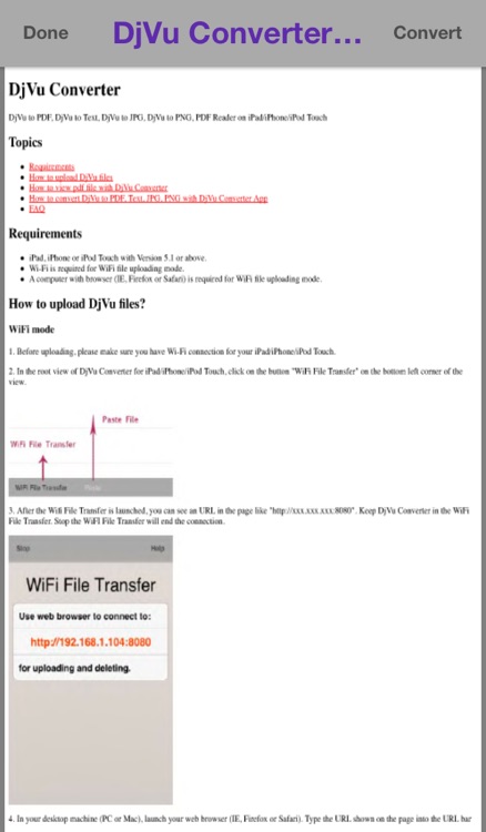 DjVu Converter - Convert DjVu to PDF, Text, JPG, PNG