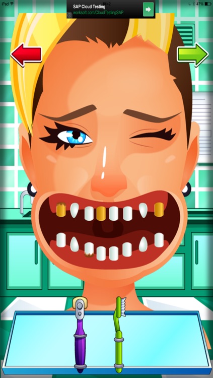 Aaah! Celebrity Dentist HD-Ace Awesome Game for Boys and Little Flower Girls screenshot-3