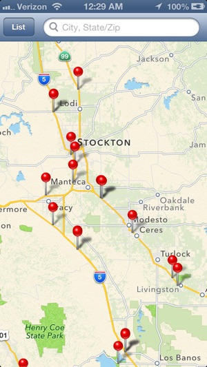 Truck Stops Finder