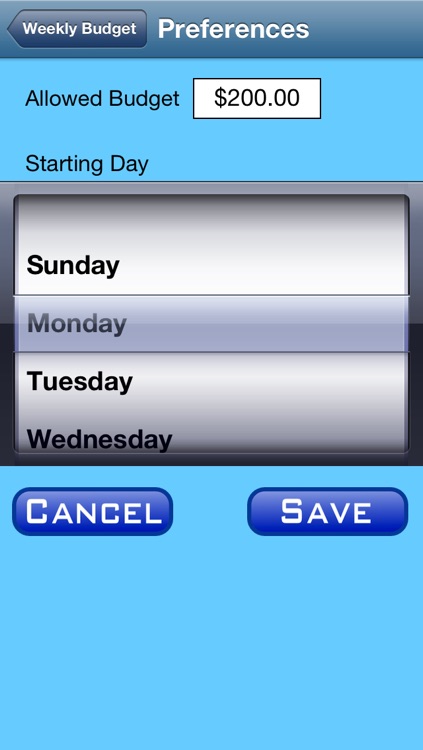 Simple Budget: Week screenshot-4