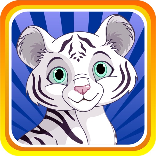 Baby White Tiger Run : Dash Race with Mittens the Super Sonic Cub