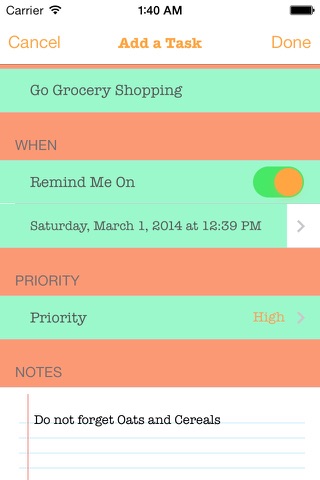 Now or Never List - Productivity Manager FREE screenshot 3