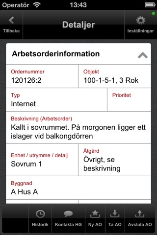 Hugo Åberg Teknisk förvaltning screenshot 2