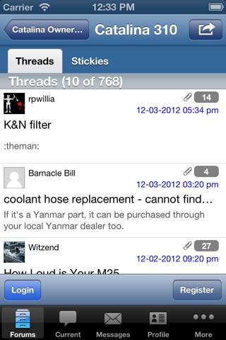 Sailboat Discussion Forum screenshot 4