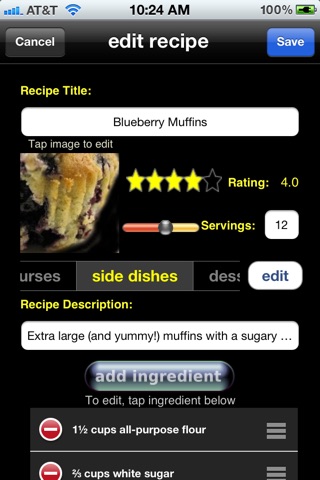 All My Recipes review screenshots
