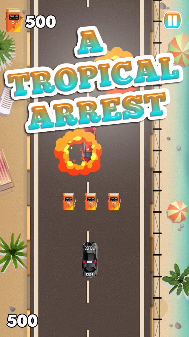 A Tropical Arrest - High Speed Motor Cars Race at the Beach 1.0 IOS -