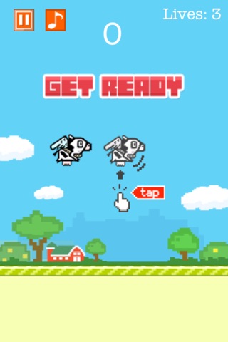 Flappy Cow - Bird Flyer screenshot 2