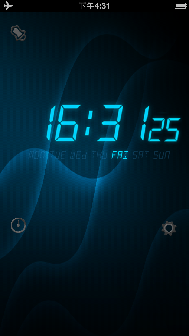 Alarm clock & Sleep timer screenshot one