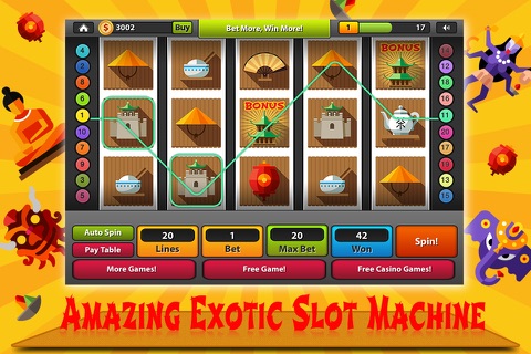 777 Amazing Exotic Slot Machine with Bonus Games - Spin the wheel to win the grand prize screenshot 4