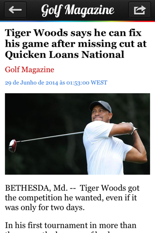 Golf News Pro screenshot 4