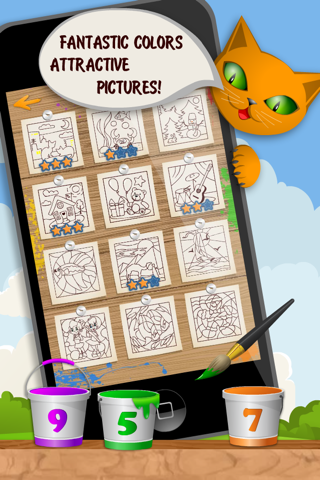 Kids Coloring and Math - Coloring book for kids Free screenshot 2