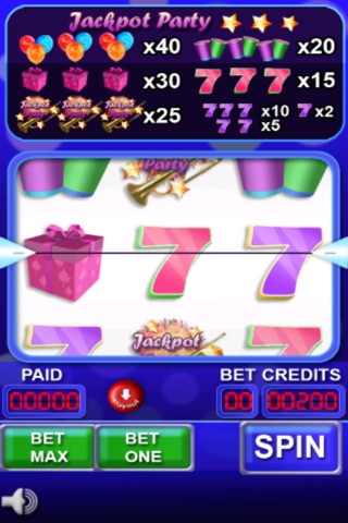A Freeplay Vegas Casino Party Slot Machine screenshot 2