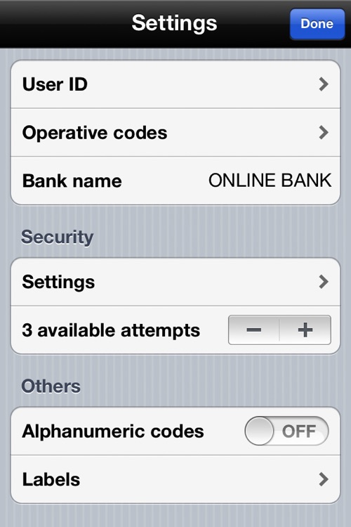 Operative Codes