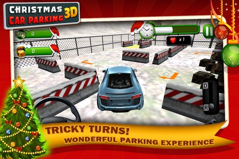 Christmas Car Parking 3D-Play Amazing & Exciting New Year Game screenshot 2