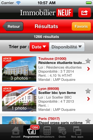 Immobilier Neuf screenshot 2