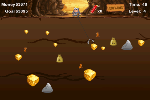 Diggy Gold Miner - Underground Treasure Claw Grabber screenshot 3