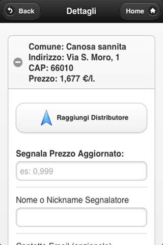 Cerca Distributori Benzina PRO screenshot 4