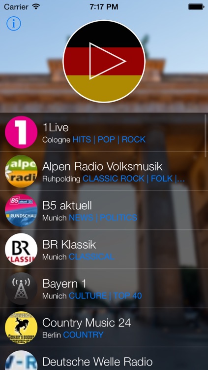 Deutschland Radio - Tunein to live German radio stations