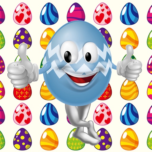 Easter Egg Mania Match Game Icon