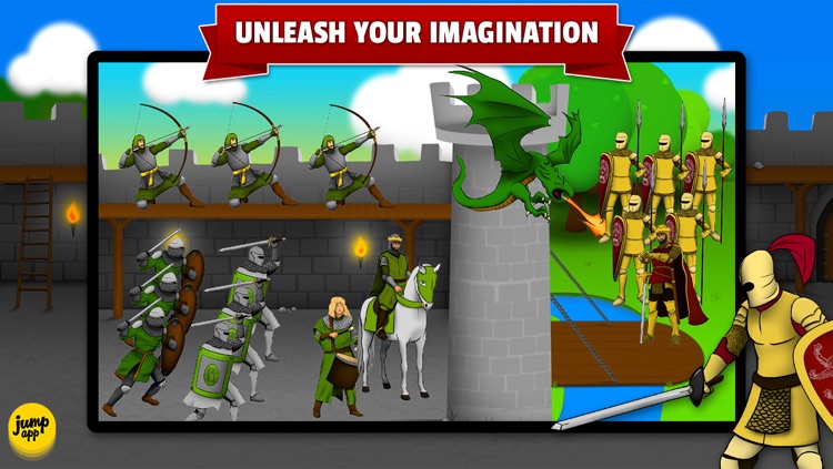 Sticker Play: Knights, Dragons and Castles - Premium screenshot-4